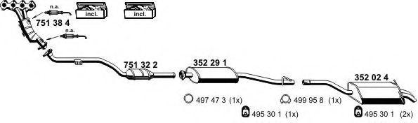 ERNST 040445 Exhaust System